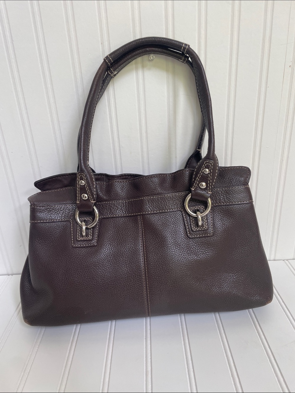Coach Vintage Y2K Penelope Chocolate Brown Pebbled Leather bag - Picture 4 of 16